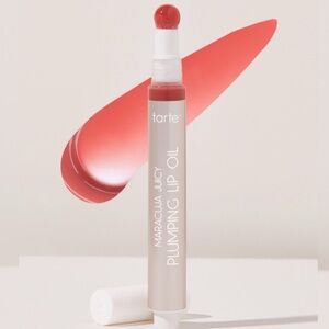 💕NEW✅Tarte Desert Rose maracuja plumping lip oil